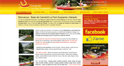 Desktop Screenshot of canoe34.com